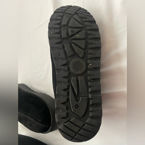 Platform Black Slip-On Women's Shoes - Picture 6 of 6